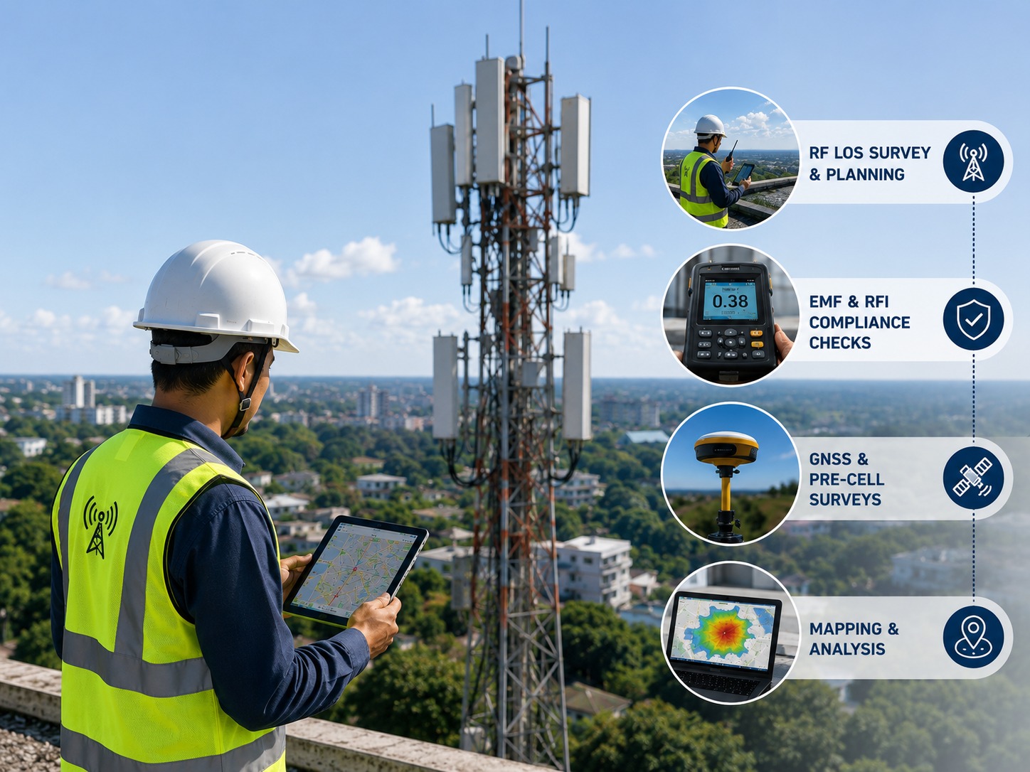RF and LOS surveys